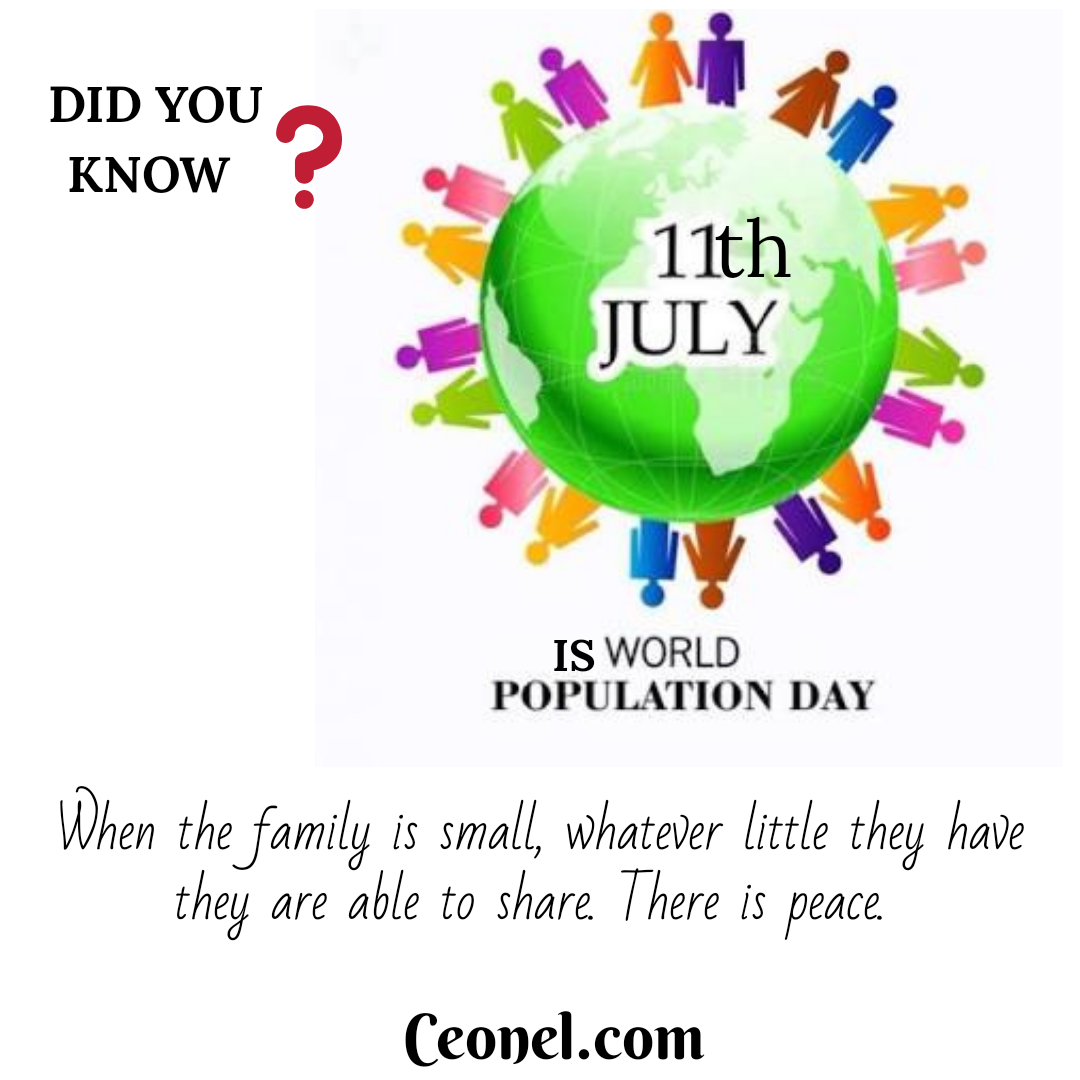 CeonelLtd's tweet photo. The greatest threat to human existence is our own lack of ability to control our own growth.

Let's save Earth by controlling the population.

#ceonel
#thinkus
#worldpopulationday
#family
#parenting. https://t.co/8QevoeurKM