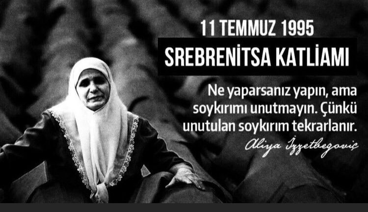 baharsko's tweet photo. Dünyanın gözü önünde Katliam yapıldı... 
    Srebrenitsa' yı unutma.... #Srebrenitsa    #11temmuz1995 https://t.co/FzpcXDvrYc