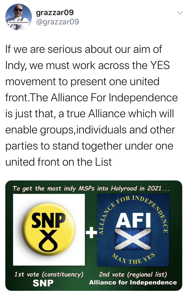 Here’s another pop up list party: if this is on the ballot paper as well as ISP, it further lessens the change of any list only party hitting that crucial 5% threshold. Unfortunately, a vote for anything other than the SNP or Greens will be a vote wasted and could help unionists.