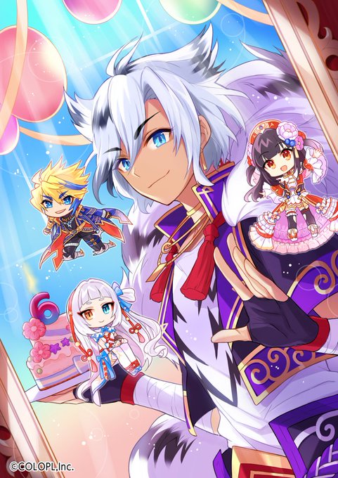 白猫6周年お祝いコメントのtwitterイラスト検索結果