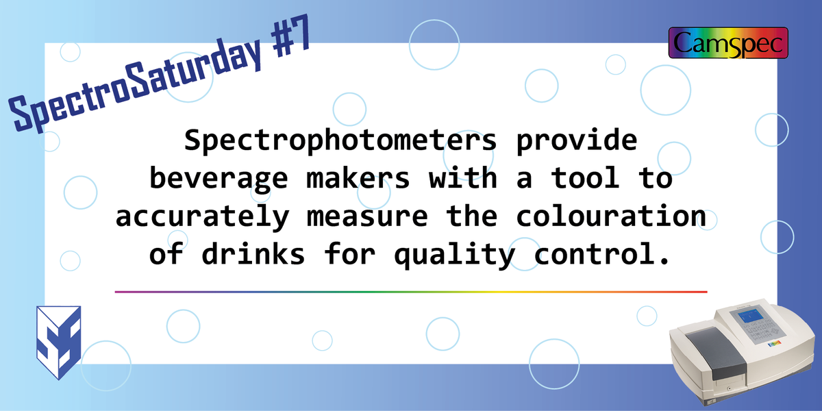 SpecCams's tweet photo. #SpectroSaturday Ever wondered how each can of coca cola has the exact same dark caramel shade, or how every bottle of your favourite brand of beer has that golden brown tint exactly right? Spectrophotometers are the answer! #brewing #beverage #beverages #ScienceTwitter https://t.co/pYm7zqa5Et