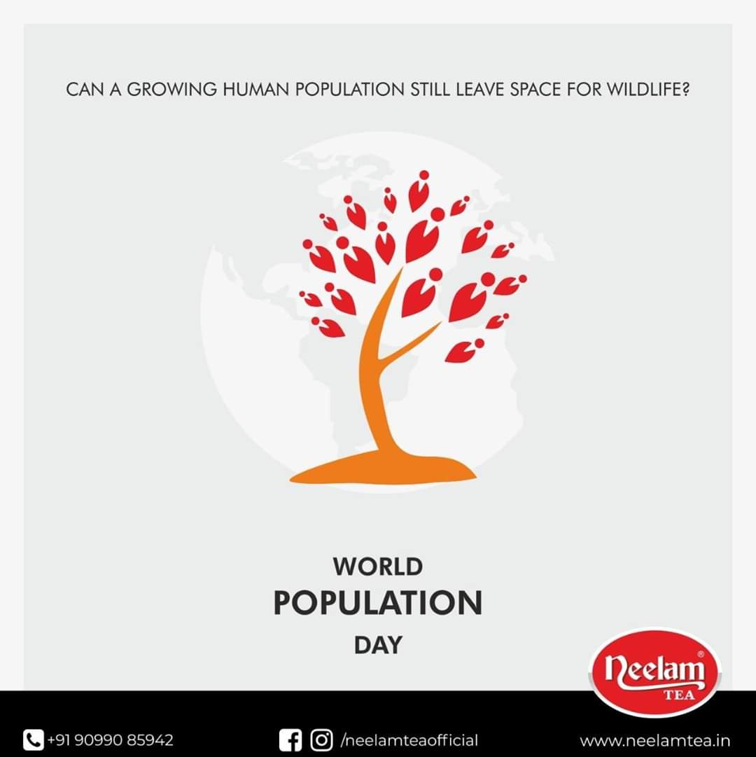 WORLD POPULATION DAY !

#worldpopulationday #human #population #bigproblem #overpopulation #depopulation #world #teamanufacturer #goods #taste #drink #beverage #gujarat #neelamtea