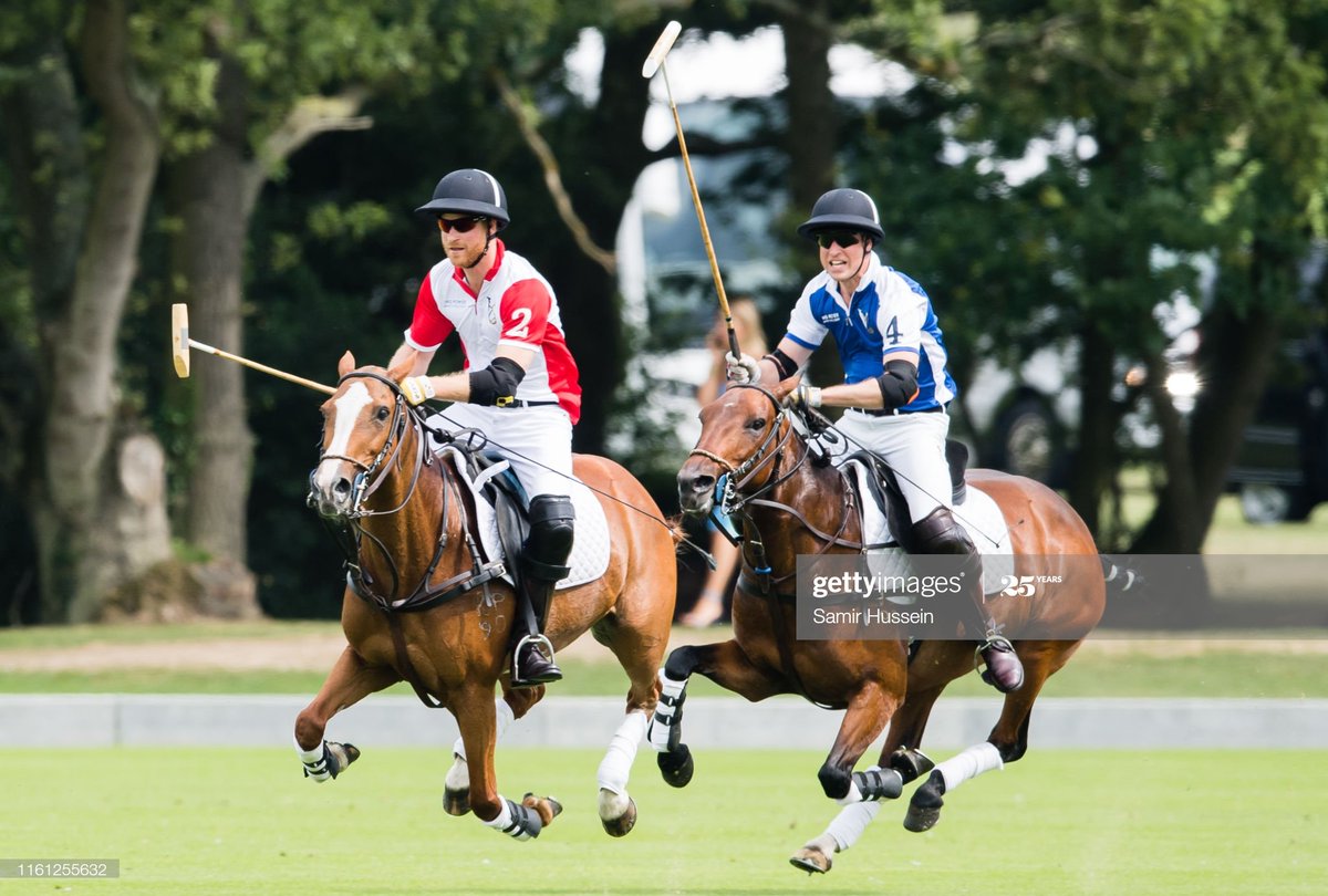 2019 - Cambridge & Sussex families at King Power Royal Charity Polo Day, held in honour of late Leicester City owner Vichai Srivaddhanaprabha. Part 1