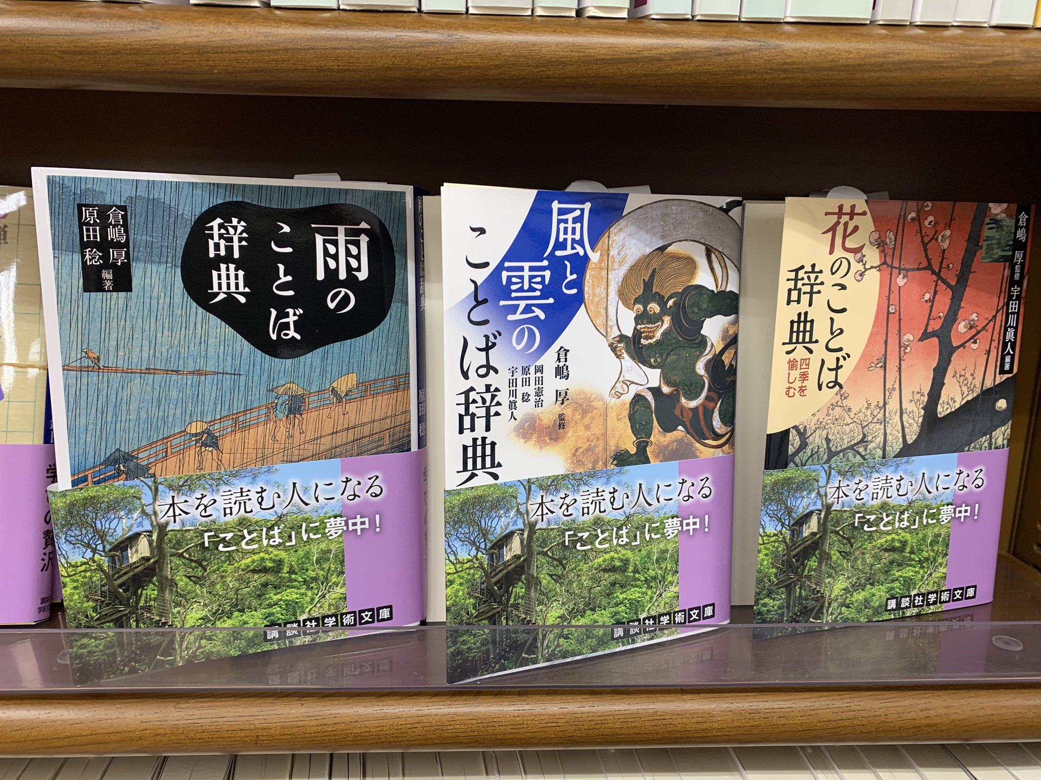 ジュンク堂書店 吉祥寺店 日本語の美しさと多彩さを改めて感じることのできる本のご紹介です 雨のことば辞典 講談社学術文庫 雨にまつわる言葉を集めた読む辞典です 同じ著者の 風と雲のことば辞典 花のことば辞典 もとても美しい言葉の読める本