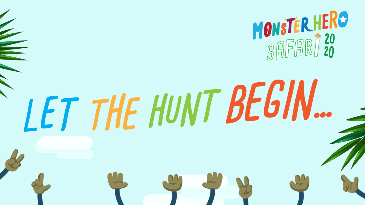 Monster Hero Safari 2020.
Are you in? Just find the first poster to participate when you scan the code. #monsterherosafari