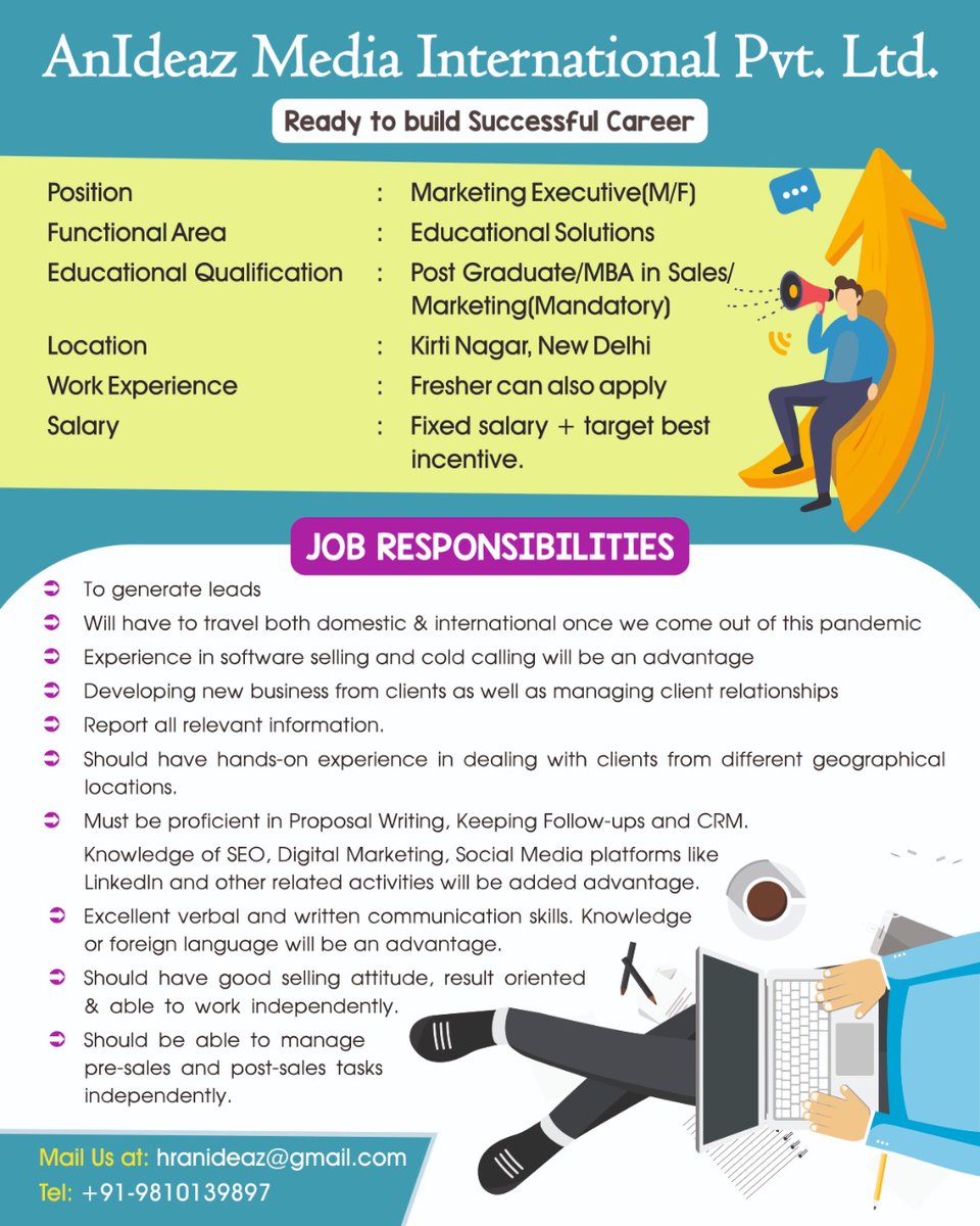Anideaz's tweet photo. #JobSearch #marketingdigital #career #mba https://t.co/ShDpFyiwjN