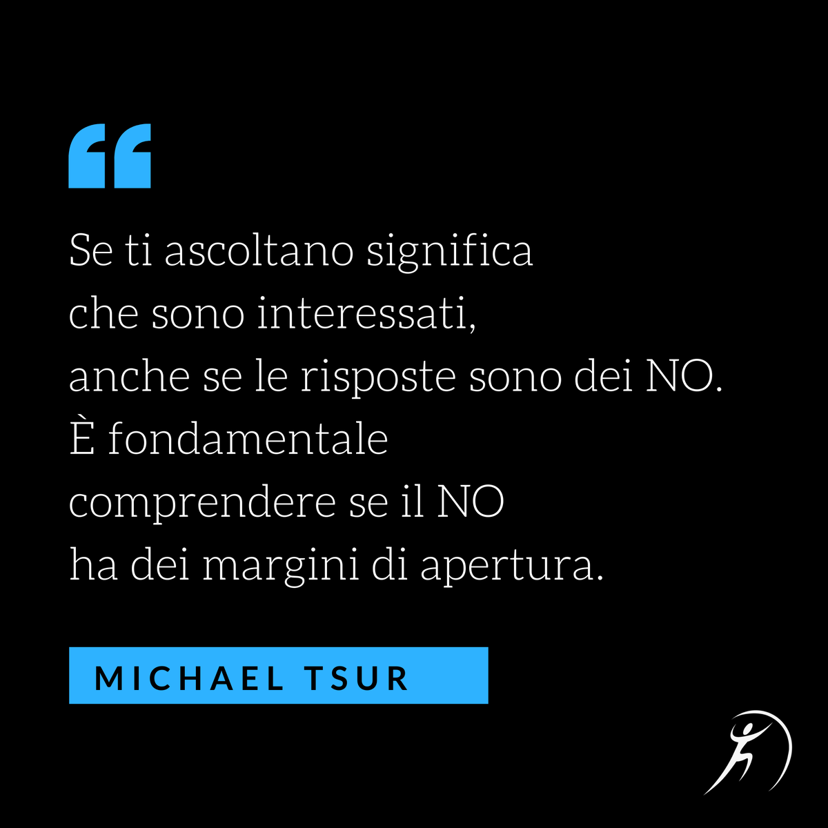 roigroupit's tweet photo. La base di partenza di qualsiasi trattativa è ricevere uno o più “NO”.
Una cosa che non si deve mai fare di fronte a un “NO” è chiedere “perché”.
Il “NO” si accetta e basta.
#Tsur #MichaelTsur #negotiation #mediation https://t.co/6PNt1Ob6vi