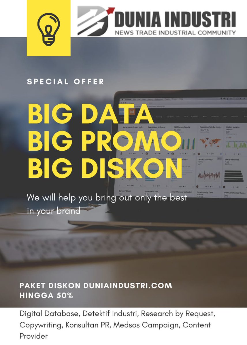 Bankdata4's tweet photo. Update Per Juli 2020, Enam Kumpulan Materi Riset Data Industri Kosmetik https://t.co/FfWRgeFGk7 #DigitalDatabase #DigitalContent #DigitalCampaign #ContentProvider #CopywriterSpecialist #BigData #BigPromo #BigDiskon #187Database #MarketResearch #BusinessInsight https://t.co/CB9dP62d7X