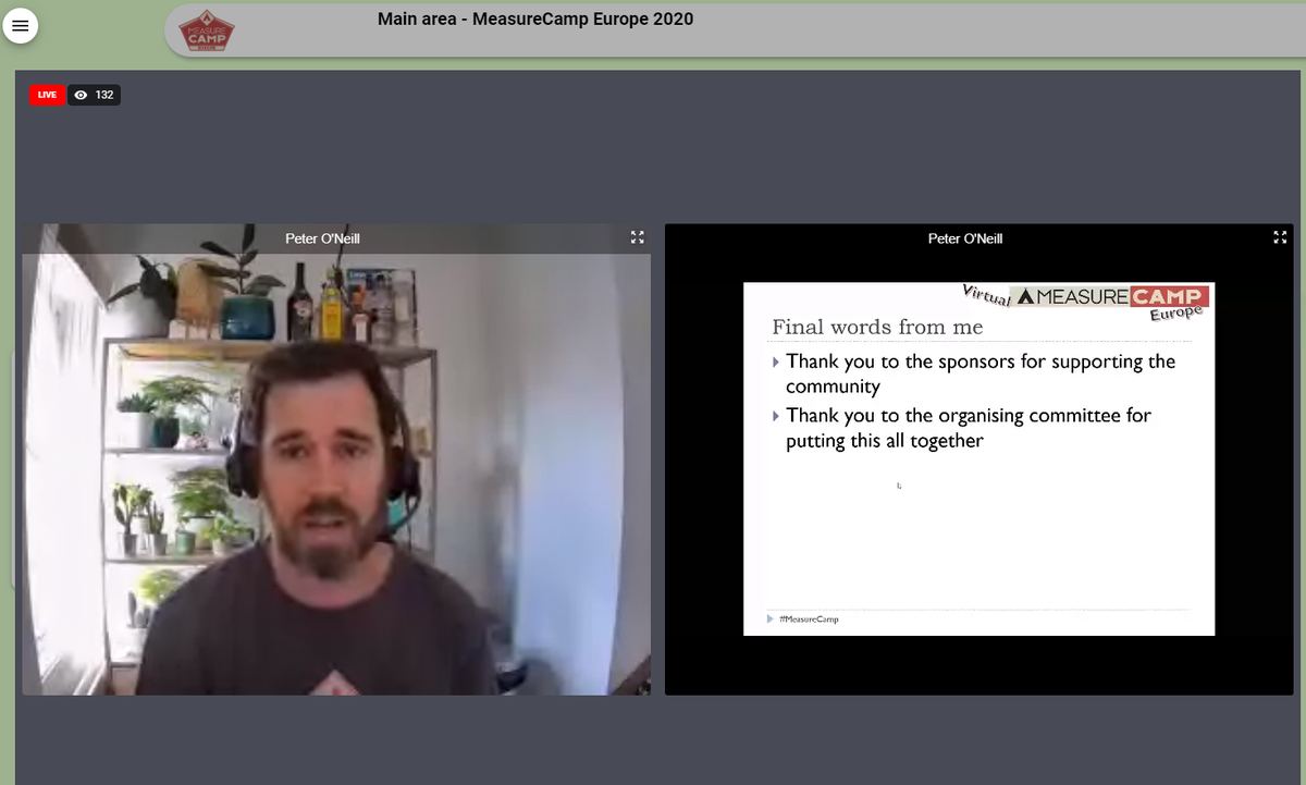 Proud to for being part of first virtual #measurecamp Respect to all hosts and volunteers. Lets see if I will have something to share. #measure