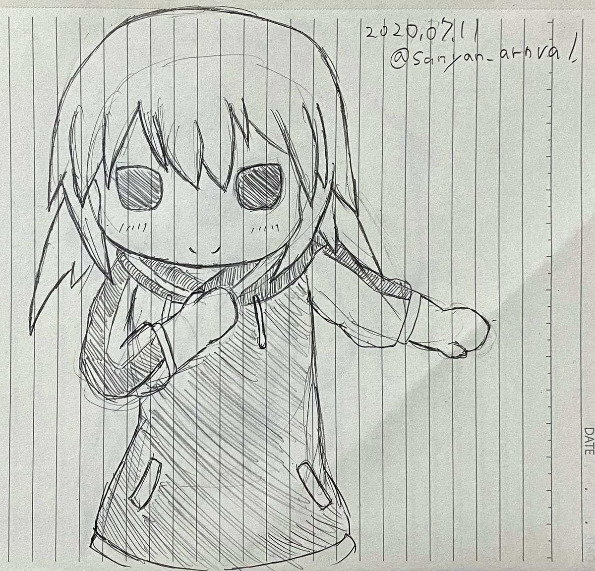 よろちゃん!
#アリスギアお絵かき #比良坂夜露 