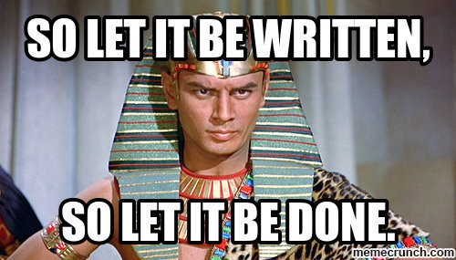 Image result for yul brynner 10 commandments quotes