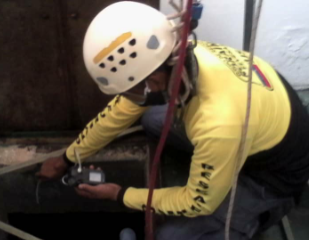 La seguridad en los espacios confinados inicia con el monitoreo de su atmofera