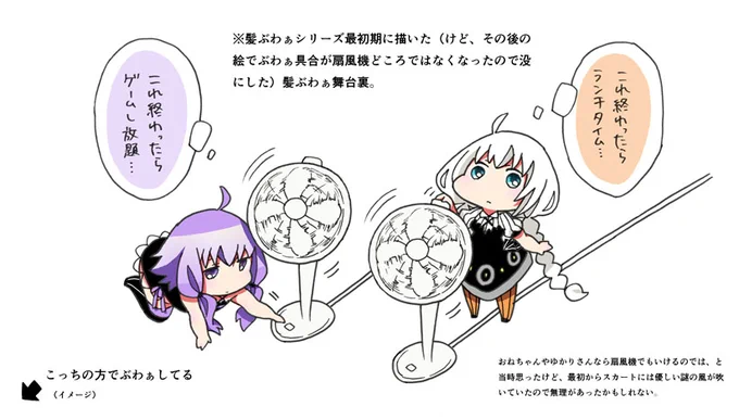 髪ぶわぁ舞台裏 