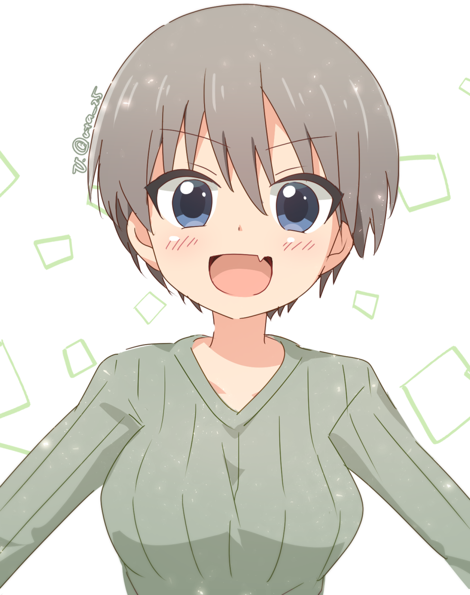 宇崎花 「今週も頑張ったのでご飯をおごってほしい宇崎ちゃん
#宇崎ちゃん  #宇崎ちゃんは」|U.🌸💮のイラスト