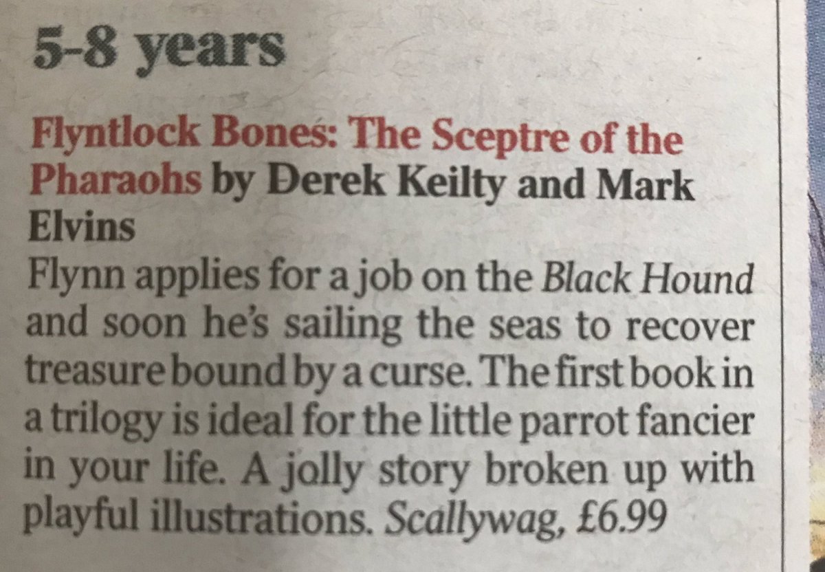 Flintlock Bones by  @Derekkeilty and Mark Elvins  @Scallywagpress