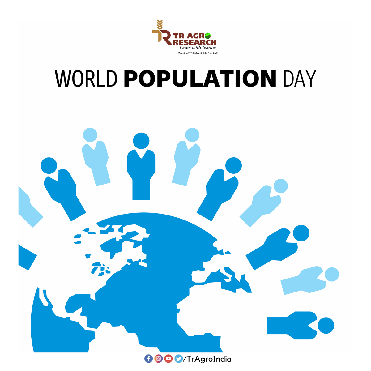tragroindia's tweet photo. Today on 'World Population Day', India stands with a number of 1,387,297,452 in Total Population.
Let's unite again and create #AtmanirbharBharat together.
#WorldPuplationDay #India #VocalForLocal #PopulationDay #TrAgro #SaturdayVibes https://t.co/2HreVT0jTv