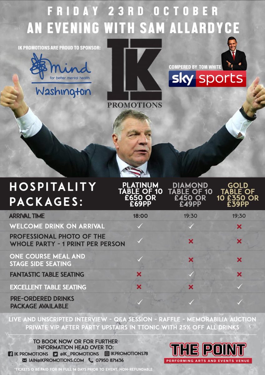 IK_Promotions's tweet photo. Morning al @IK_Promotions @thepointevents @BlcSafc @washingtonmind @premierleague @SunderlandAFC @tomwhitemedia @LimerickFCie @BlackpoolFC @Official_NCFC @WestHam @Rovers @boltonwanderers @Everton @England @CPFC @NUFC https://t.co/0ANKPG96Ct