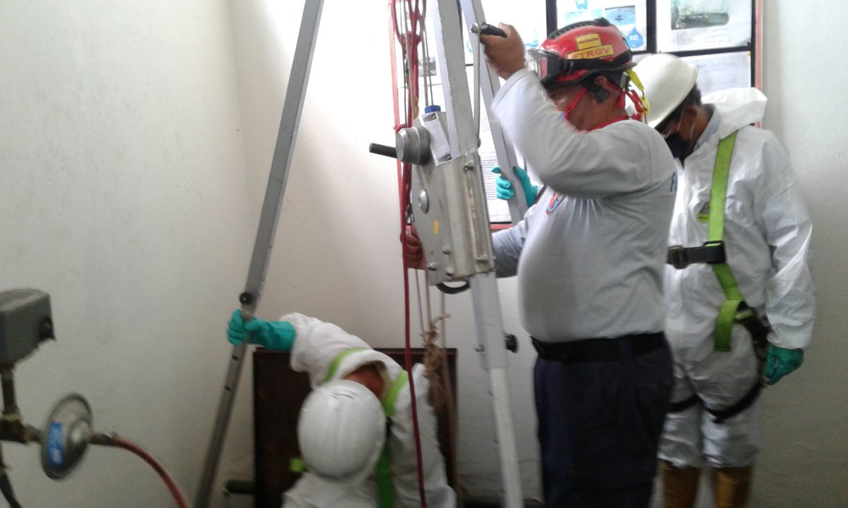 Rescate en espacios confinados