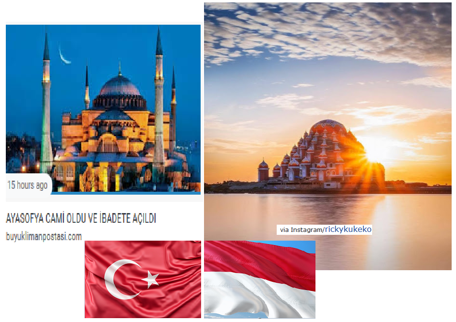 aba_amba's tweet photo. Günaydınlar #cumartesi (#SaturdayMorning), from 🇮🇩 that has 800,000+ mosque (#PeringkatIndonesia no1 🌏), congratulation Turki's 🇹🇷 @RTErdogan #التحصيلي for making Hagia Sophia a mosque (#AyasofyaCamiOldu)!

#DünyaNüfusGünü https://t.co/5pxBQaxH09