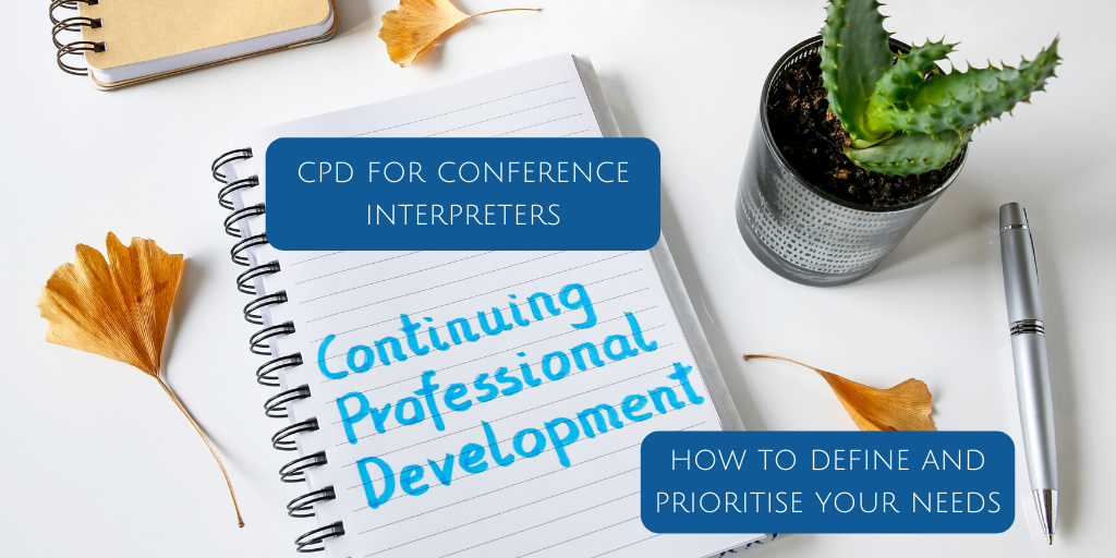 terpcoach's tweet photo. CPD is all the rage, for recent graduates and seasoned interpreters alike.

Here's a step-by-step approach to defining and prioritising CPD needs, with some goodies (workbook, webinar recording, list of suggestions).

https://t.co/aUWiTbdhW9 https://t.co/auO3GuLnNb