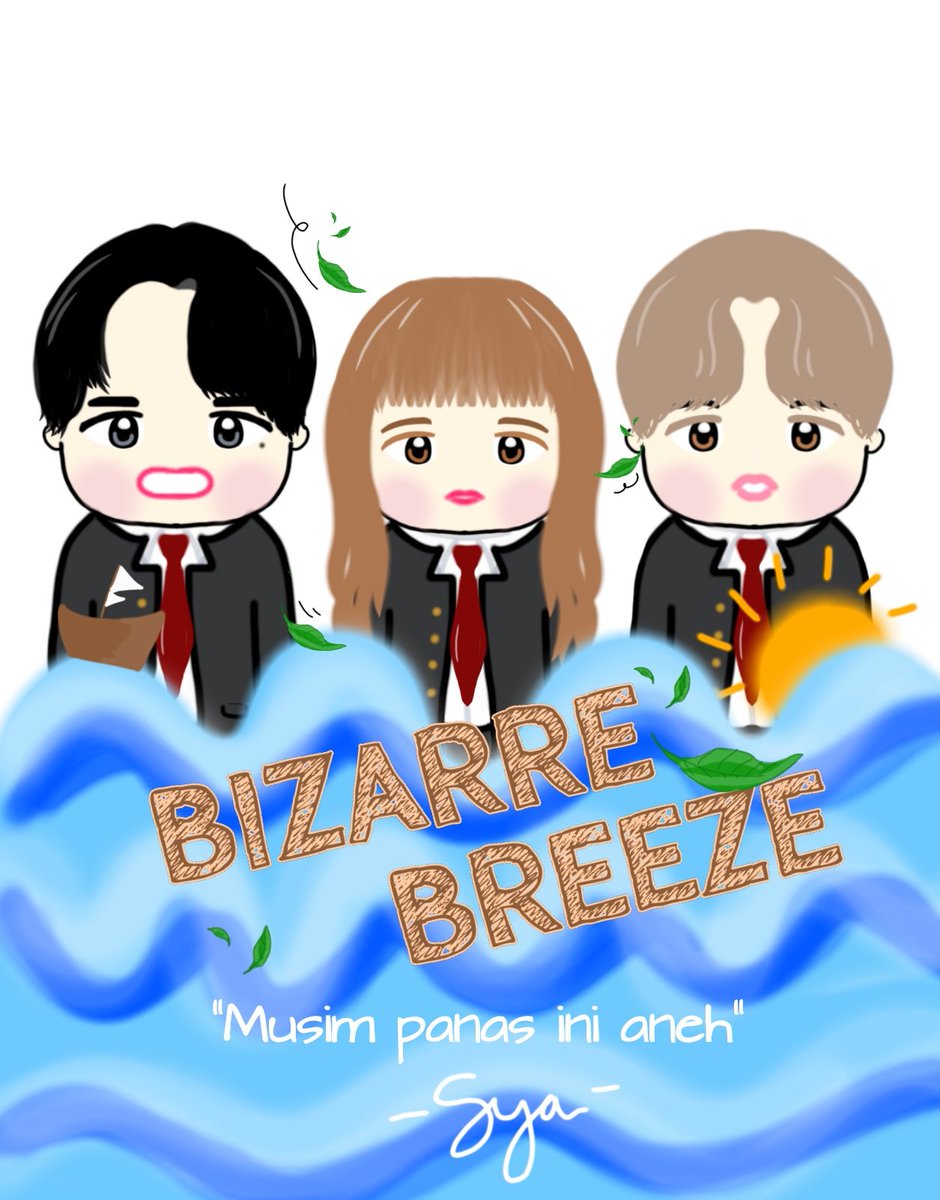 syaa2982's tweet photo. "Musim panas ini aneh."
- Bizarre Breeze by notmeforget

ps : trying to challenge myself, hope you like it 💜

#BizarreBreezeFanartCompetition @notmeforgotten @penerbitinari @penerbitharu https://t.co/Mj0onRCm2L