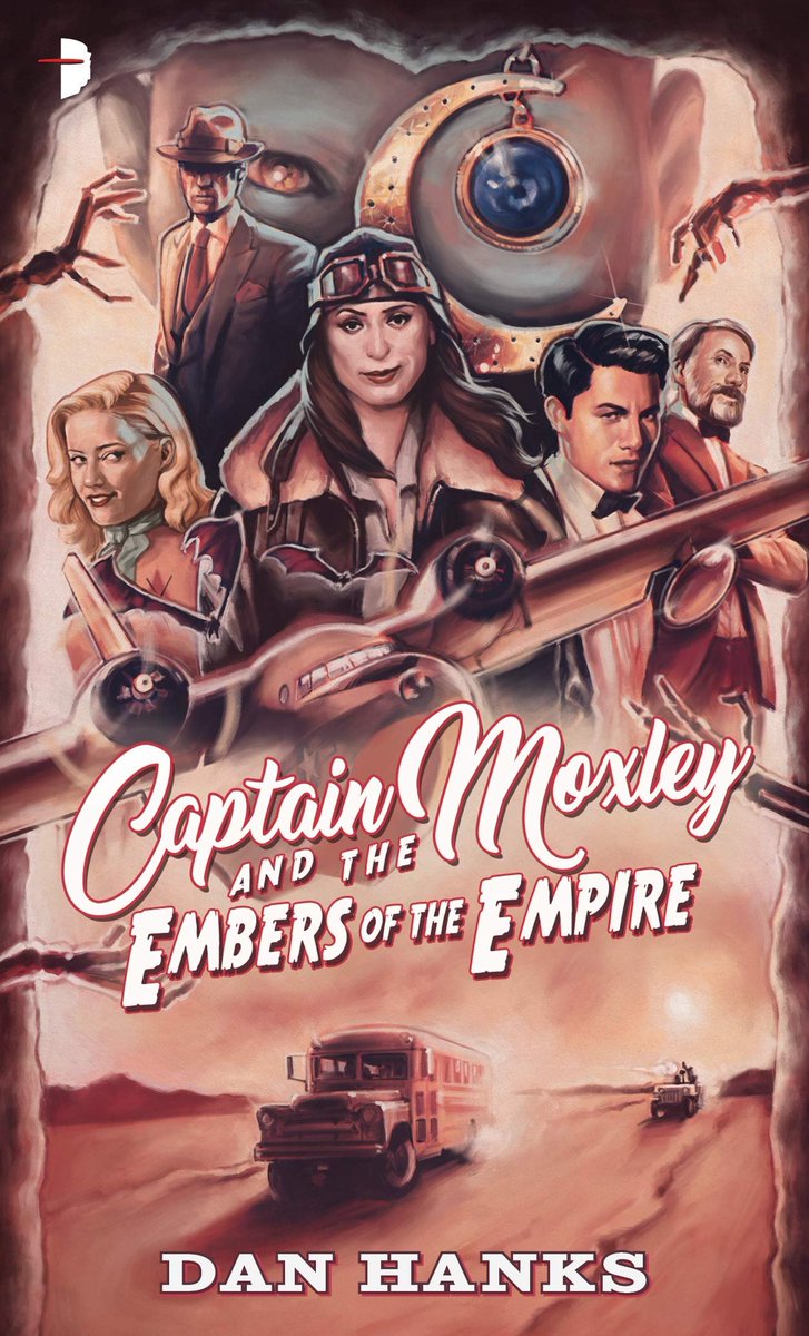 Currently, I'm reading through this now, but  @angryrobotbooks have picked a sure-fire winner here. I LOVE conspiracy - ancient history - treasure hunts :)Captain Moxley and the Embers of the Empire by  @dan_hanks