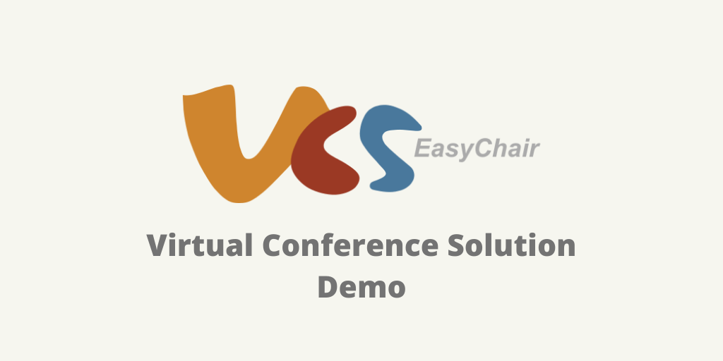 EasyChair tweet media