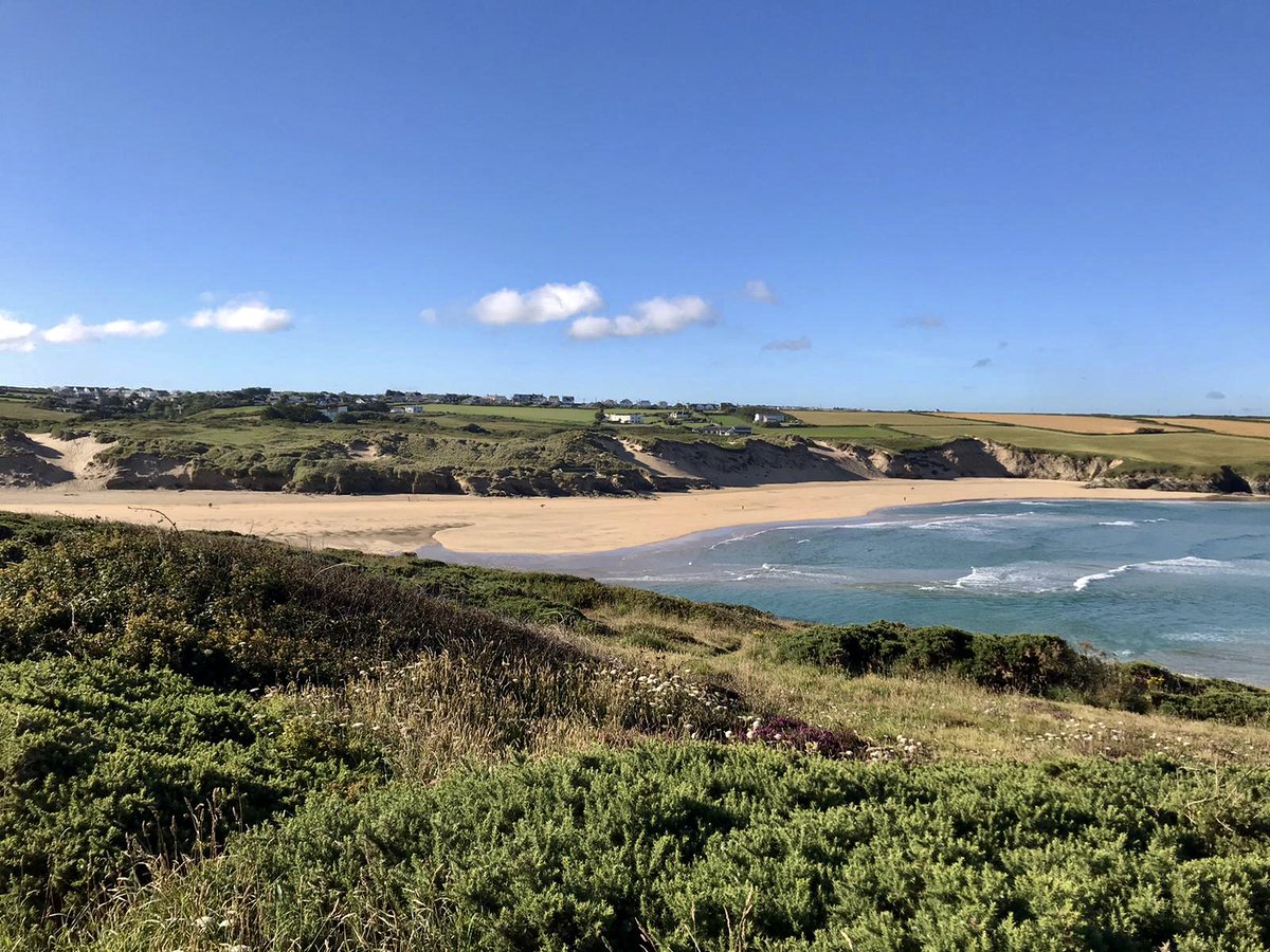Beautiful day on the Pentire Headland in Newquay, Cornwall today. Time to plan a trip to Cornwall?
