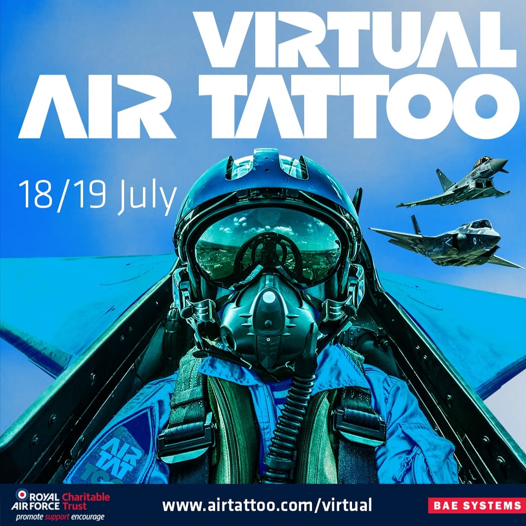 Just over one week to go until the Virtual Air Tattoo weekend!

On the 18-19 July you can experience, for free, virtual flying displays, interviews with RAF and pilots from around the world. Plus, unique behind the scenes footage.