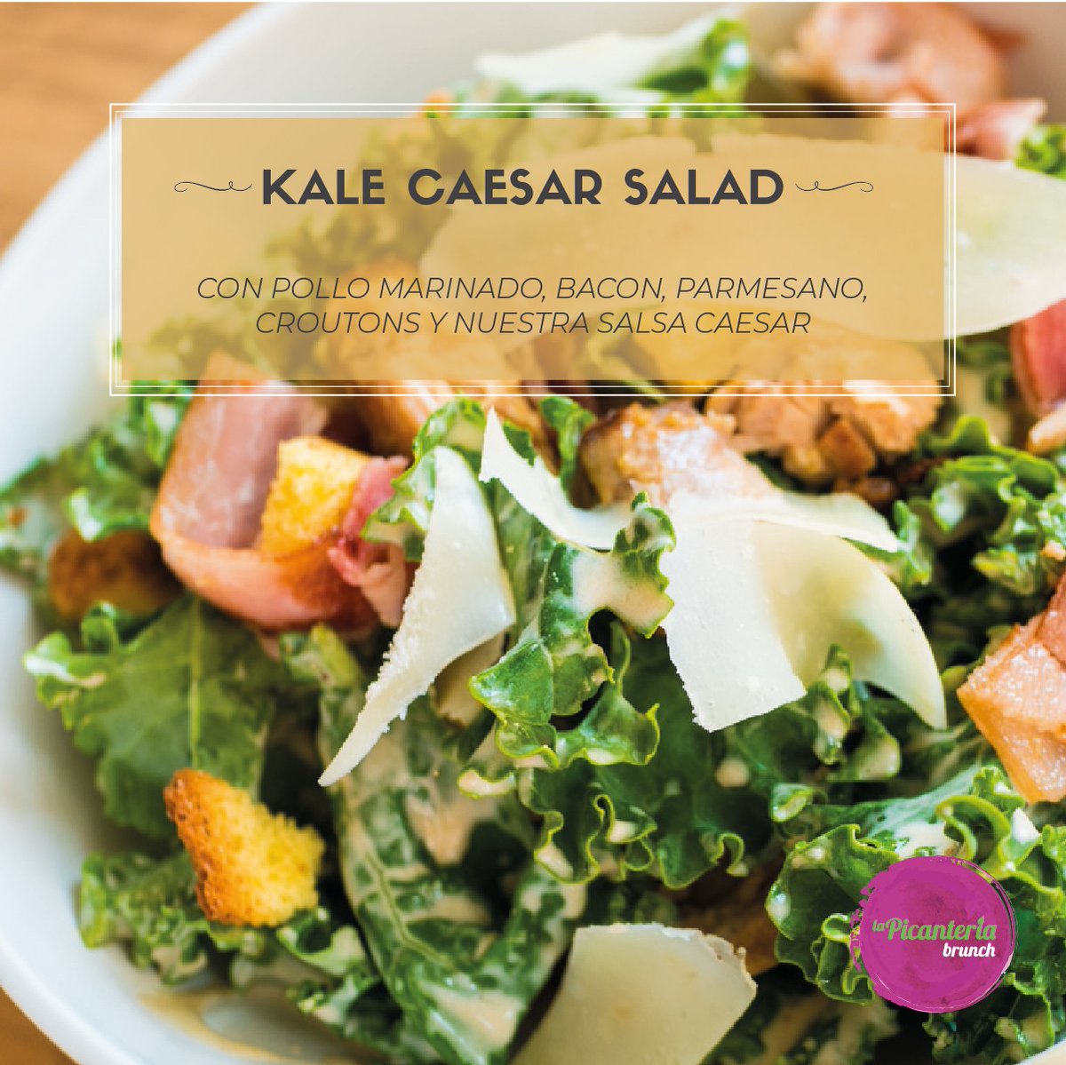 lapicanteriabcn's tweet photo. Saturdays are for sunbath, enjoy good food and feel the good brunch vibes in #lapicanteriabrunch.

Come and try our fresh salads, like the kale Caesar salad. With #lovkombucha , it will be the most refreshing, energetic and great option of the weekend.

We [brunch] you! https://t.co/TPHdw6wSUm