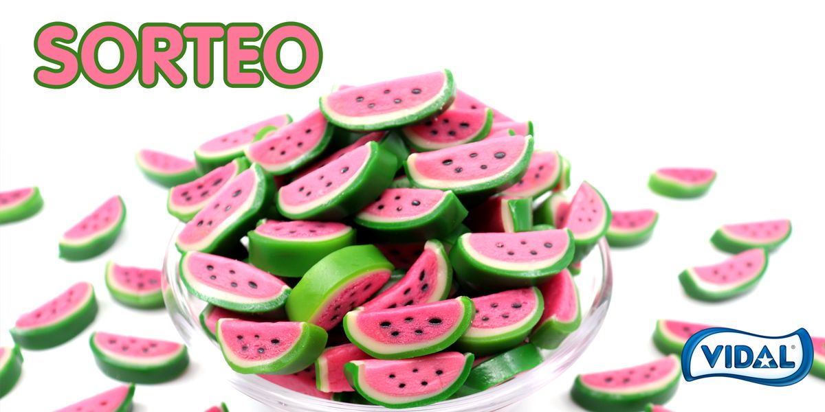 Vidal_Golosinas's tweet image. 🍉 ¡SORTEO! 🍉 
Como queremos que probéis nuestras nuevas Tajadas Sandía de regaliz, ponemos en juego un pack. ¿Quién quiere llevárselo? 😎 Para participar tenéis que: 
 
👉 RT  
👍 Seguirnos  

¡Suerte! 🍀 
 
*Sorteo activo en territorio español hasta el 15/07/20 a las 10:00 h.