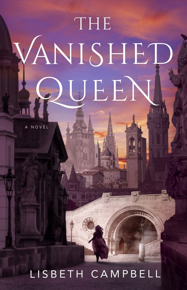 The Vanished Queen: A Novel by Lisbeth Campbell. Reading through this, and has familiar themes with  @MacMartell's amazing seriesSee  @Waterstones - I want COVERS like this when I go through the bookstore.