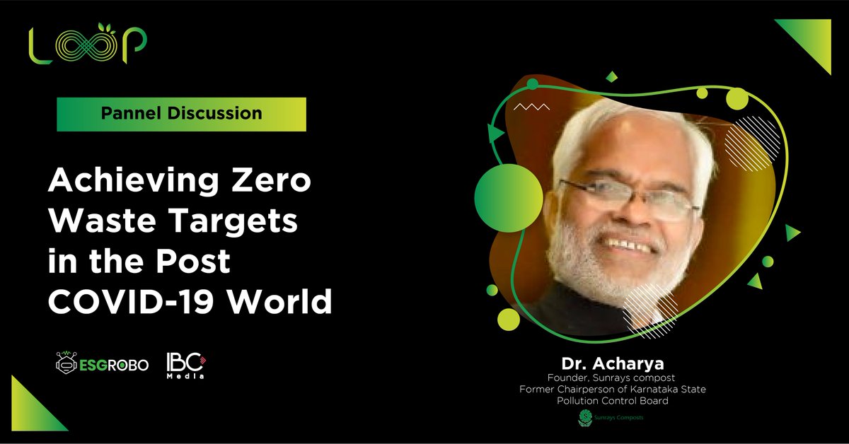 IBCMedia_'s tweet photo. #MeetThePanelists #LoopInnovation
https://t.co/F6zPf1vpjQ
Dr. Vaman Acharya is a prominent #Environmentalist, social entrepreneur, & an MBBS doctor among other roles. He is a prolific public speaker & has participated in several public interactions on a wide range of subjects. https://t.co/TVetOQryPP
