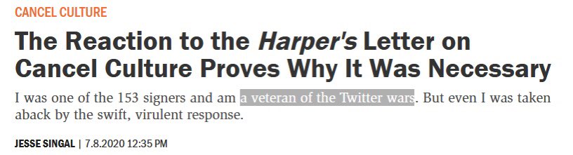 example of what I mean when I say they crave the arguing bc it affirms how they position themselves (as “under attack”)...the terms are designed to allow themselves this feeling. speaking of misuse of words...”wars”..gross.