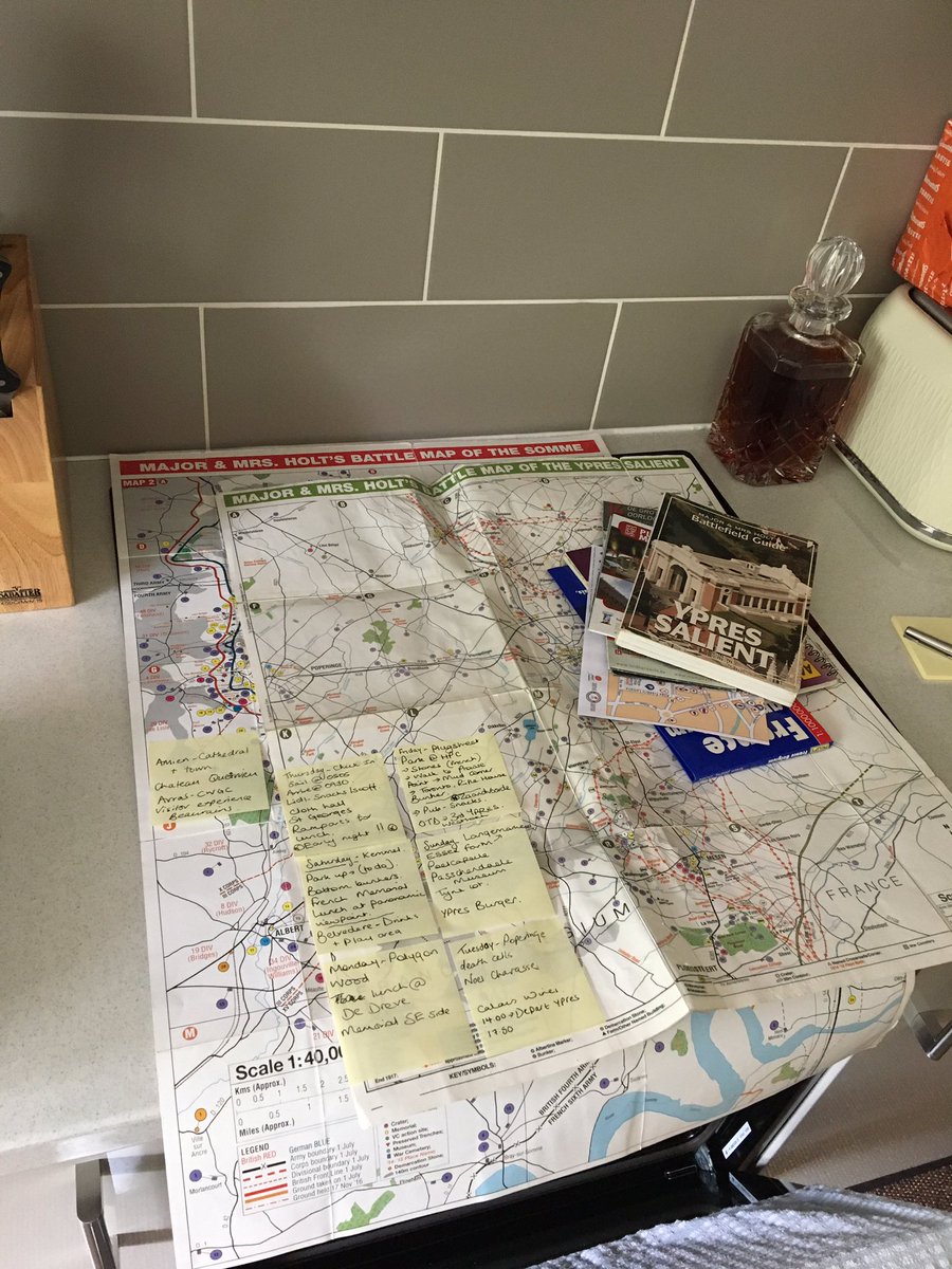 February seems like a lifetime ago and our last visit to the Western Front. We’ve missed out on two others but now it’s planning time again. A trip for a week with the boys in a few weeks  looks like it could be the best yet! <a href="/AndyJMAdams/">Andy Adams</a> #WWI