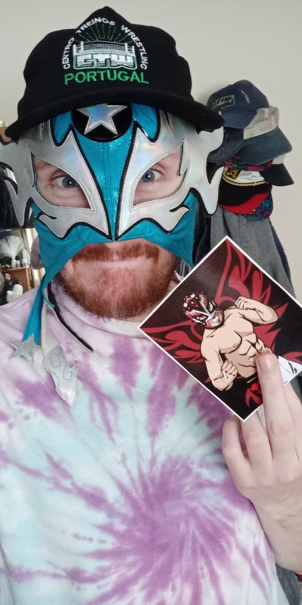 MrLuchaUK's tweet photo. Big thank you to @RedEagle_PT for the @CTWPortugal hat! Super comfy and great quality, even fits when wearing my mask! I have many hats and this is a favourite #hatstyle #Portugal https://t.co/7pfeLInf2y