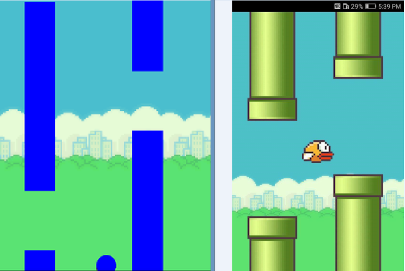 sodabehsherzad's tweet photo. In #Android class, we learned about #ShapeRenderer, #Circle, #Rectangle and #Intersects #objects &amp; #overlaps #method for getting #collision of #flappybird game;
#afghangirlscode https://t.co/H6Yv5Hi89B