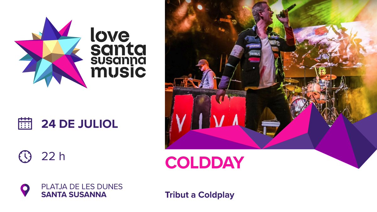 A part del nom, poques diferències trobarem entre #Coldday i #Coldplay. La banda tribut és capaç de recrear l'atmosfera i l'energia d'un directe dels britànics amb tota fidelitat. De veritat, t'ho perdràs? 🎤🙌  

#lovesantamusic20 #SantaSusanna <a href="/ColdplayColdday/">Coldplay Tribute</a> @SSusannaturisme