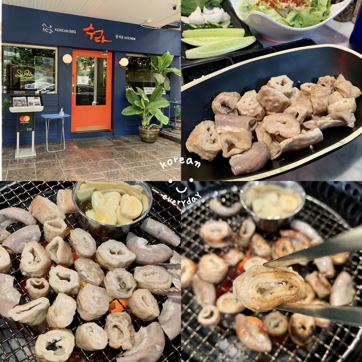 koreaneveryday_'s tweet photo. รวมร้านไส้ย่างในไทยจ้าา คือชอบมาก แล้วที่ไทยหากินยากมากจริงๆ นี่คัดมาให้ 3 ร้านเด็ดๆ มี Hangang โคเรียนทาวน์ / Sura สุขุมวิท 39 / San Nae Deul เอกมัย 2 เจ้าของเกาหลีทุกร้าน อร่อยจริง กินให้หายคิดถึงไปก่อน😂 #รีวิวเกาหลี @aroii https://t.co/Rx2AfXCuwM