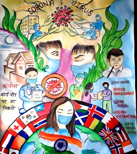 iimpactindia's tweet photo. IIMPACT is constantly trying to build #COVID-19 awareness with our rural communities. One key medium is visually attractive information posters that we strategically place in our intervention villages.

#IIMPACTagainstcorona #coronawarriors #girlchild #education #NGO #development https://t.co/vwcIJRrSmV