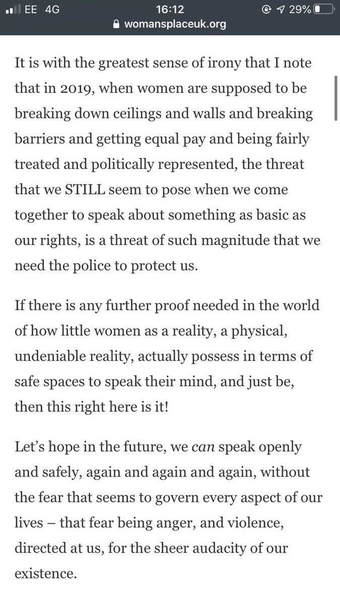 Just in case this article is taken down, I will provide screenshots of the entire speech here. On**li Q. R**f, September 30th, 2019.
