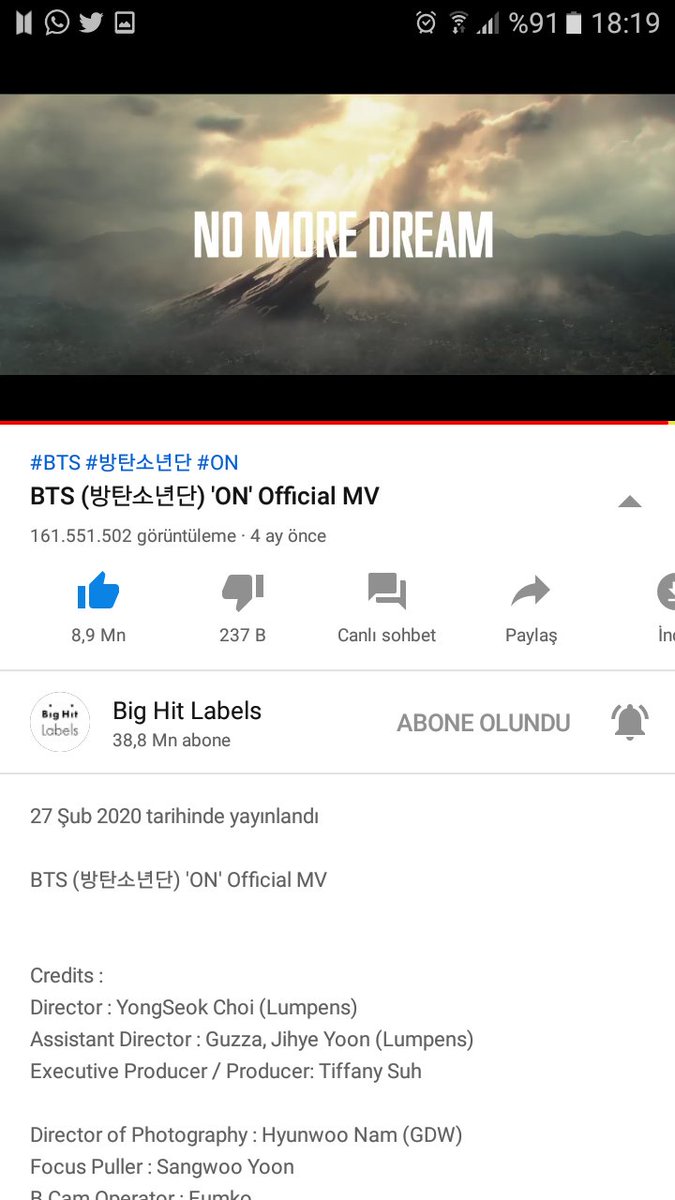 wewannafocusson's tweet photo. 2.parçamız ON 👑
@BTS_twt
#YoutubeONline https://t.co/HWmAvKGQu8