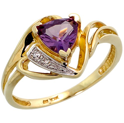 sliqtech's tweet photo. 10k Gold Diamond Natural Amethyst Ring Trillium Cut 6mm February Birthstone 12 inch wide, sizes 4-9
@sliqtech #Buy #sell https://t.co/0exxYJxHXn