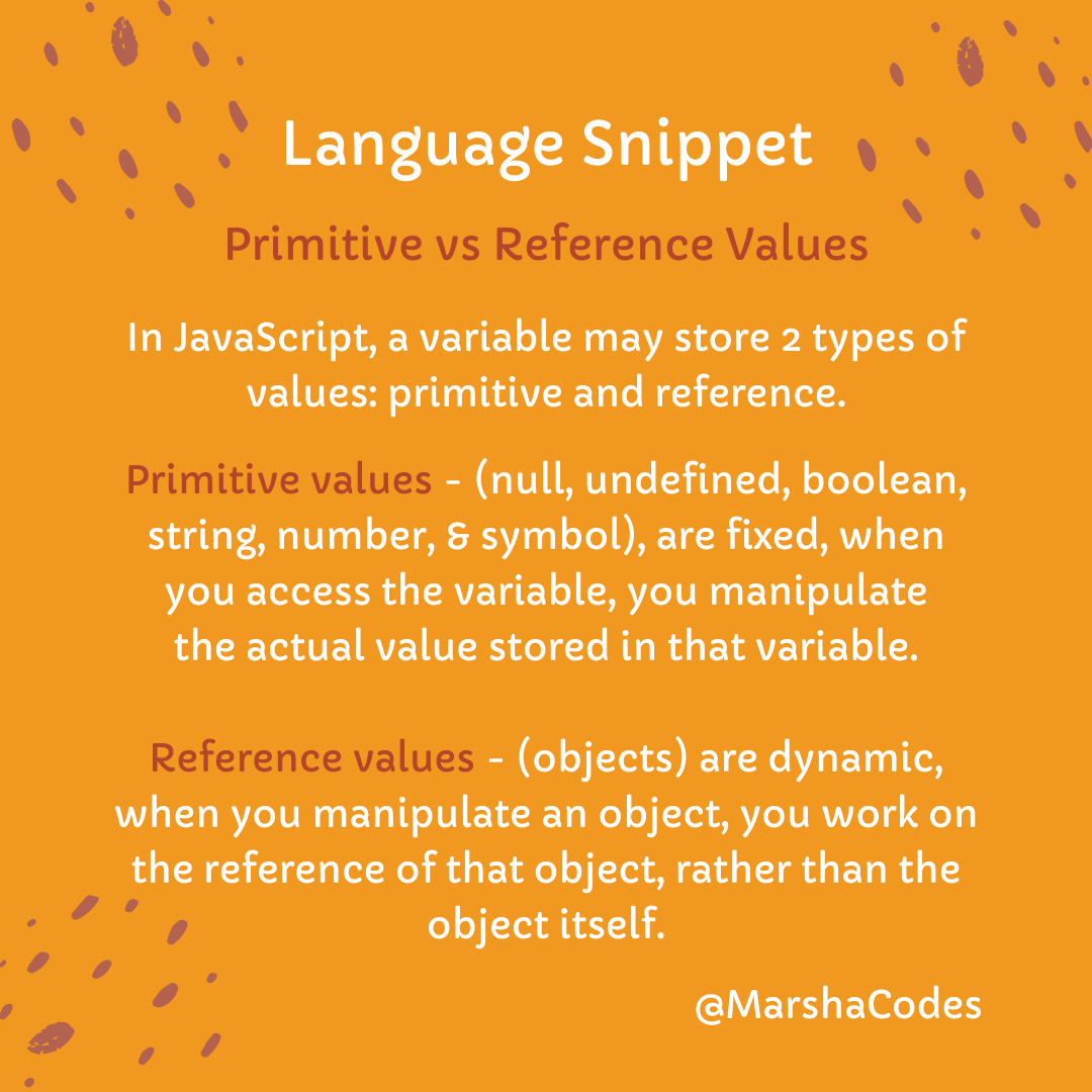 MarshaCodes's tweet photo. I passed my 4th @flatiron project review, yay! Still have a way to go before I talk code like a lioness 🦁 &amp; not a mouse, so reviewing JS this morning. These help me, I hope you too 😊  #womenwhocode #MomsWhoCode, #BlackTechTwitter #codenewbie #javascript #talkingcodeishard https://t.co/AvRcHi96BR