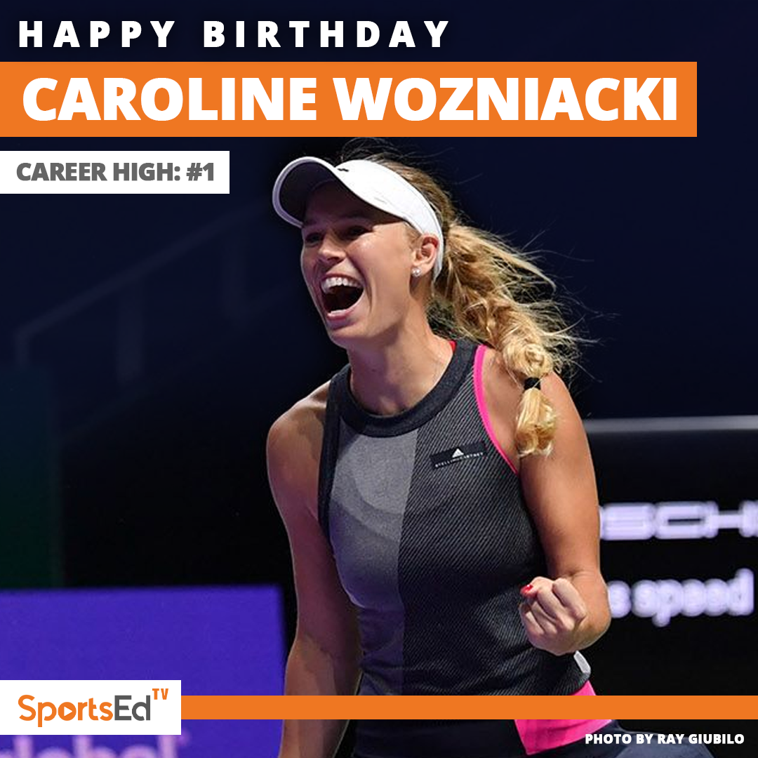 Happy birthday to the former World No. 1 player, Caroline Wozniacki.   