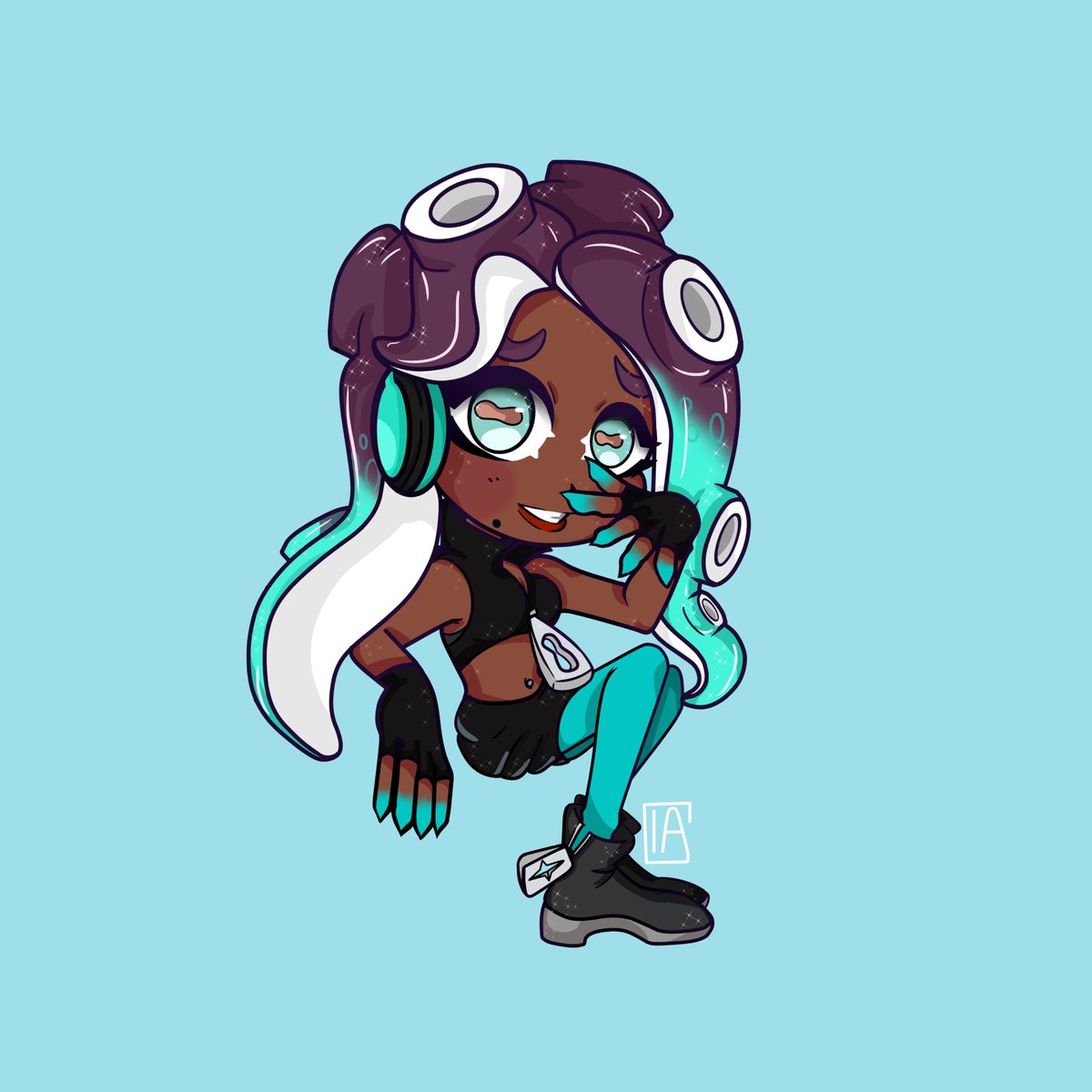 Isalba3's tweet photo. Marina está aquí!!
.
.
.
.
.
.
.
#marina #splatoon #splatoon2 #chibi #draw #digitaldraw #octoling #octoexpansion #nintendo #nintendoswitch #woomy #inkling #splatoonart ##veemo #fanart #splatoonoctoling #cefalopop #splatfest #offthehook #inkopolis #agents #squid https://t.co/AkvtTxQ0wH