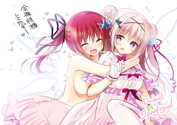 電ジブで春天使スプグリグエル描かせて頂きましたー!(*^▽^*) 夏天使デュビエルともどもよろしくおねがいします…! 