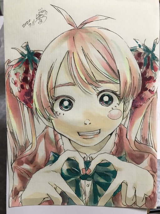 退勤!!!!!!帰宅!!!!即お絵かき!!!!!!!!!!疲労  #ぱやちのガールズ 