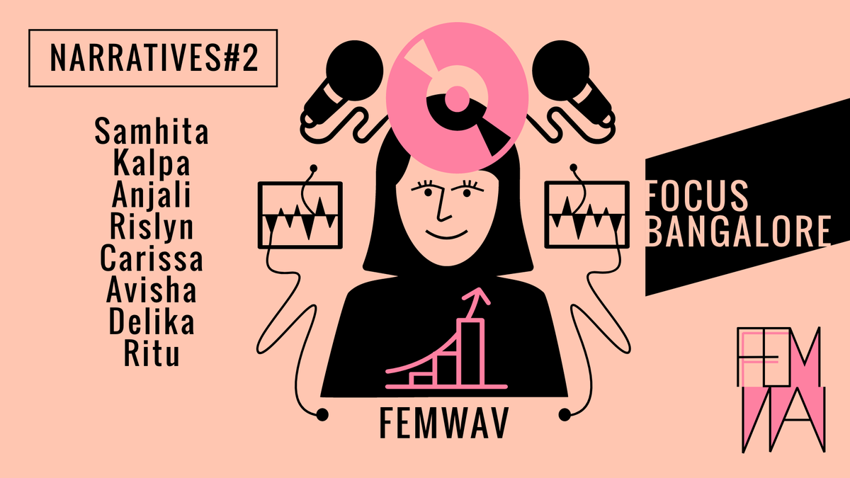 femwav's tweet photo. https://t.co/tM4kuo8evp

FEMWAV - Narratives #2 - Focus - Bangalore. https://t.co/rZyyhubrHh