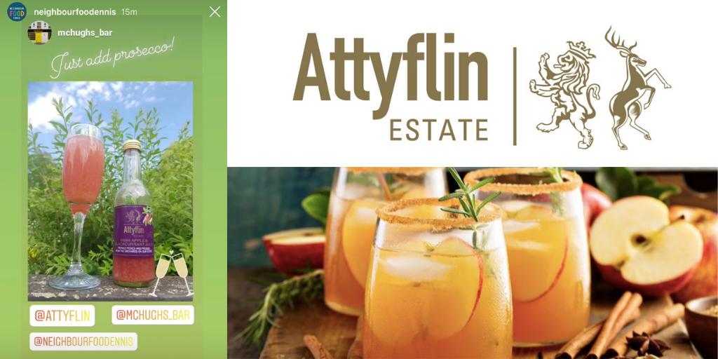 attyflinestate's tweet photo. It's a day for cocktails in the sun and our range of #Attyflin Irish Apple Juices are perfect for an alcoholic & non alcoholic option!
Have a great weekend everyone!
#thisisirishfood
#growpickpress
#budtobottle
#limerickedgeembrace https://t.co/K3zTANjdWS